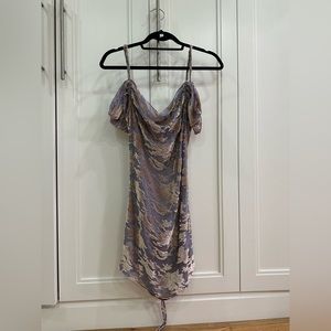 Rat and Boa Lavender Printed Dress Size XS
